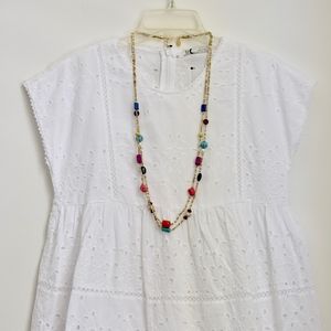 Chico's Double Strand Beaded Necklace-NWT